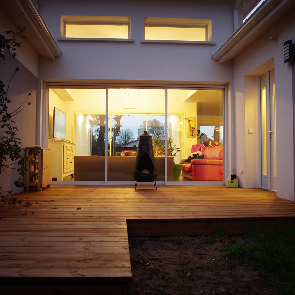 Terrasses en bois de Pin